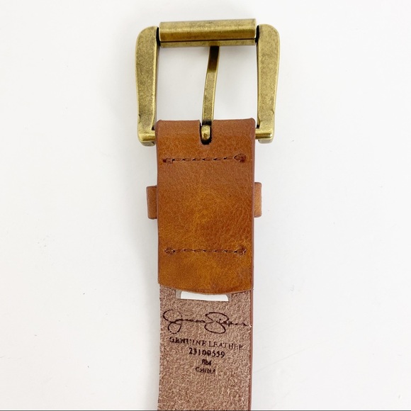 Jessica Simpson Leather Embroidered Boho Belt - Picture 7 of 8